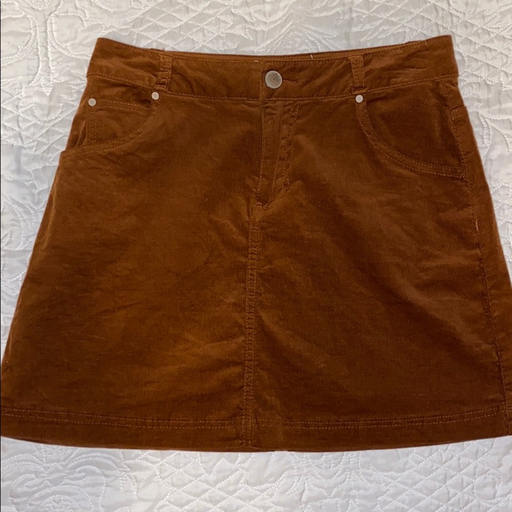 Brown Mini Skirt